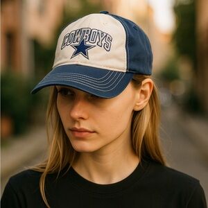 Custom Dallas Cowboys Adjustable back hat